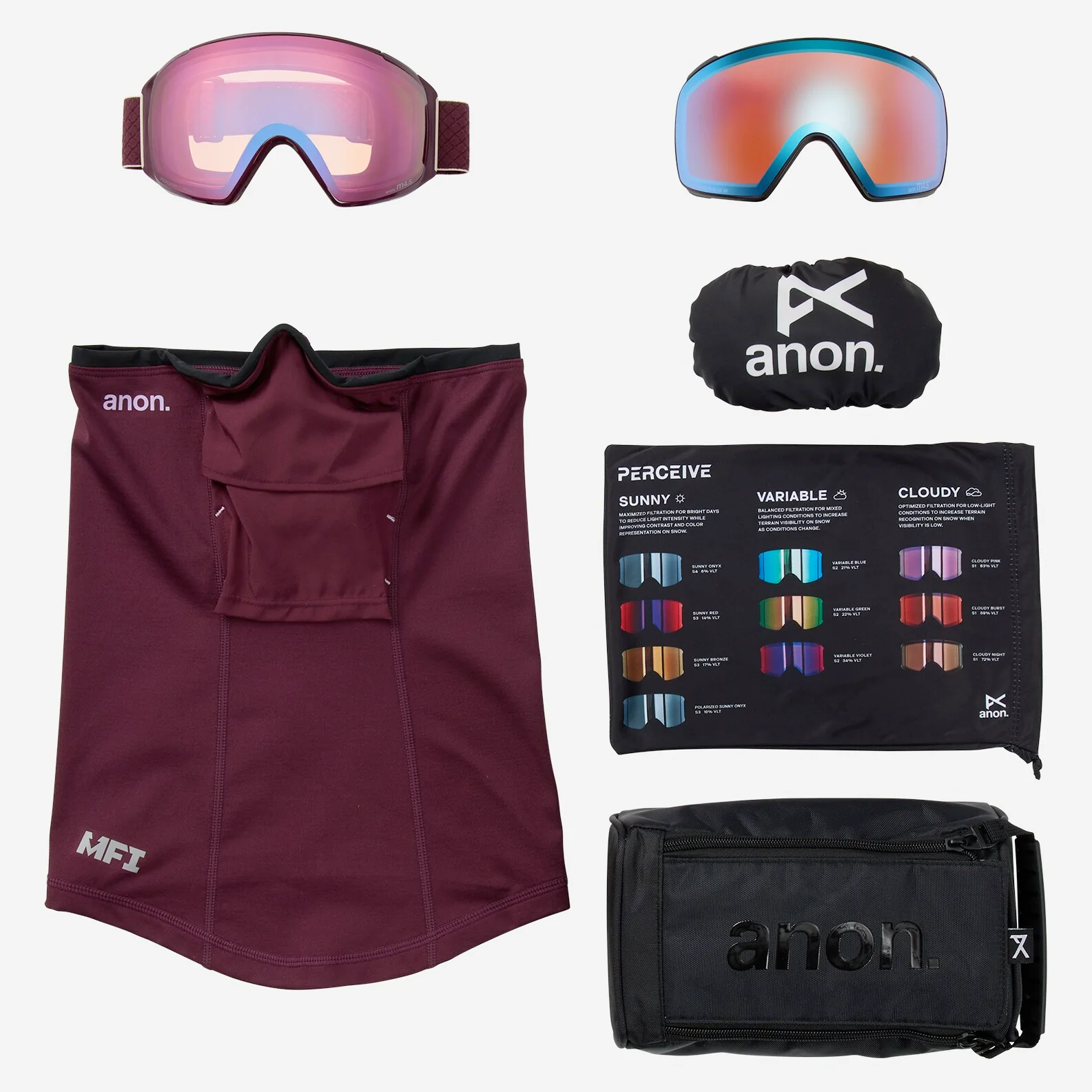 Anon M4S Goggles Toric + Bonus Lens + MFI Mask - Image 4