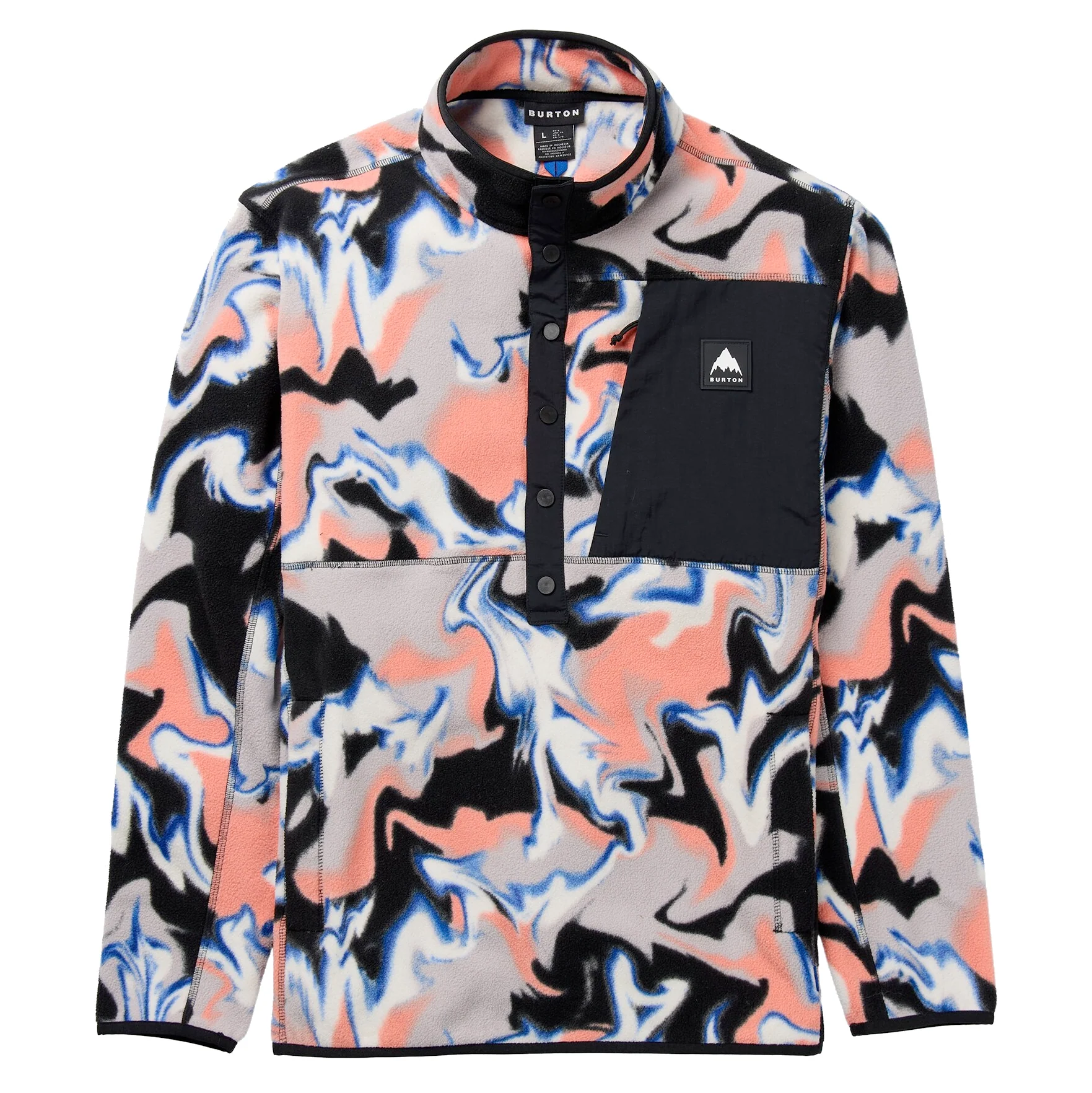 Burton Cinder Mens Fleece Pullover - Image 3