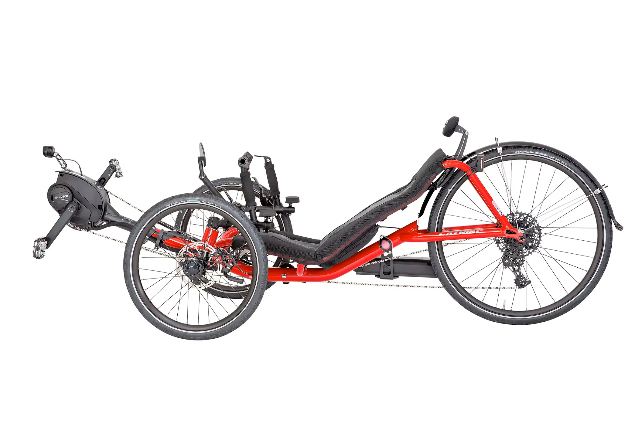 Catrike Expedition eCAT XL BOOM Electric Recumbent Trike