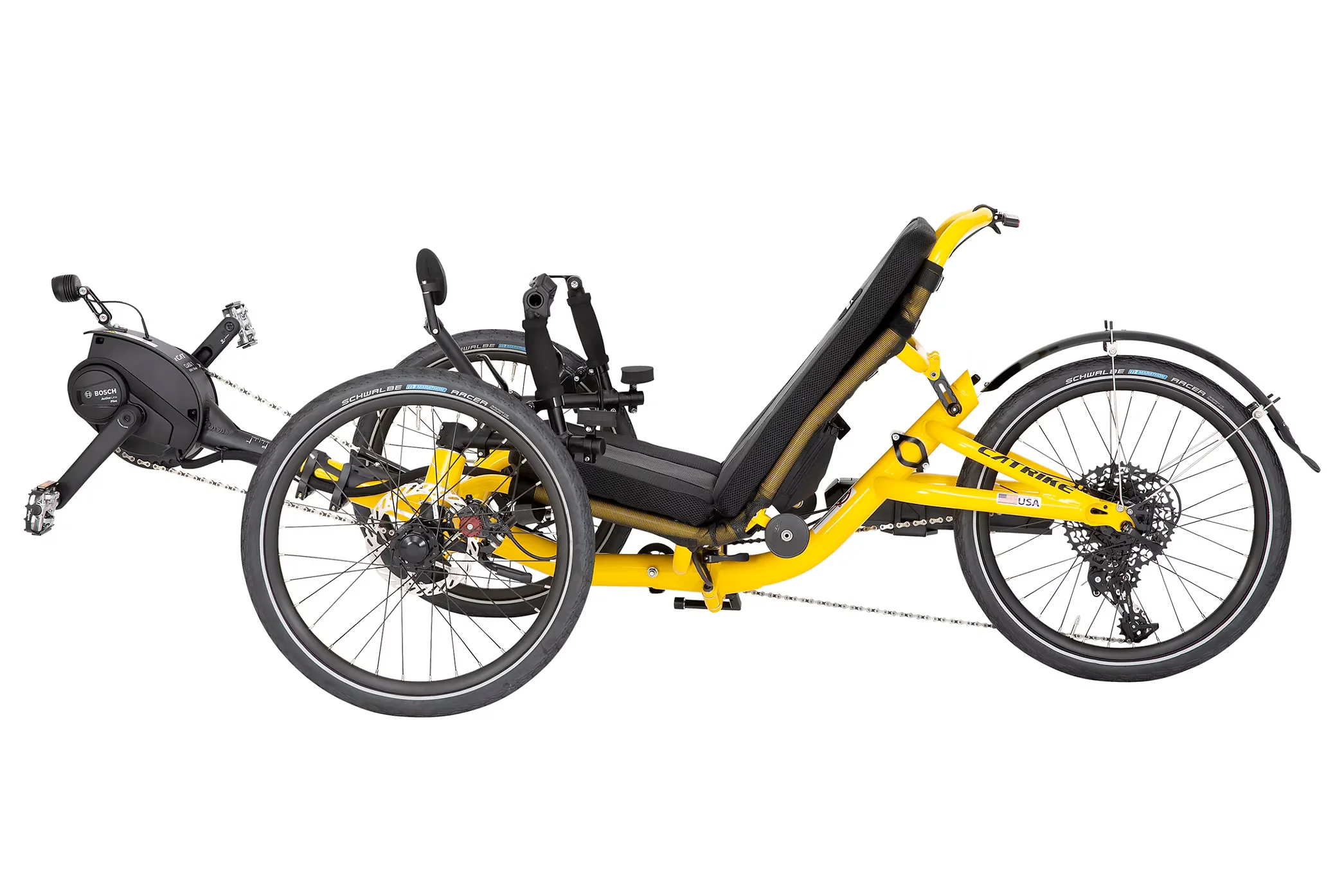 Catrike Trail eCAT XL BOOM Electric Recumbent Trike