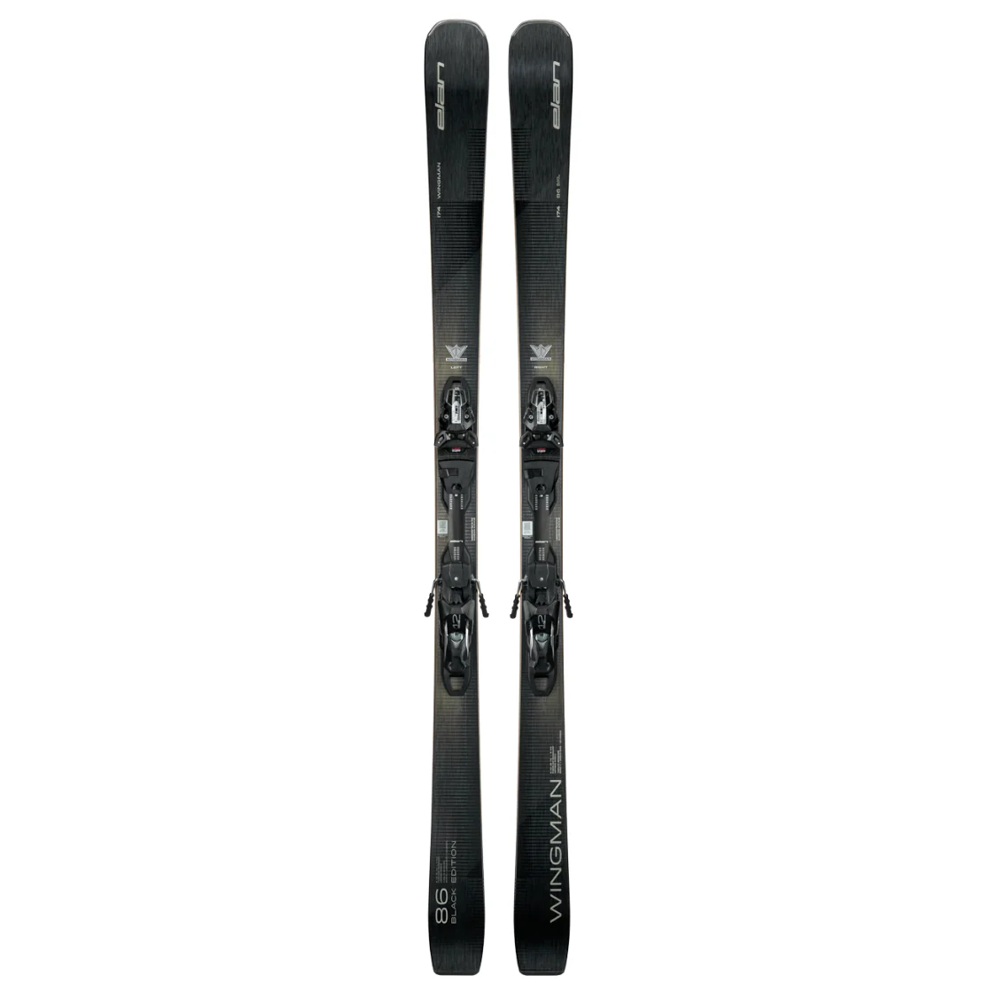Elan Wingman 86 Black Edition Mens Skis with EMX12.0 Bindings