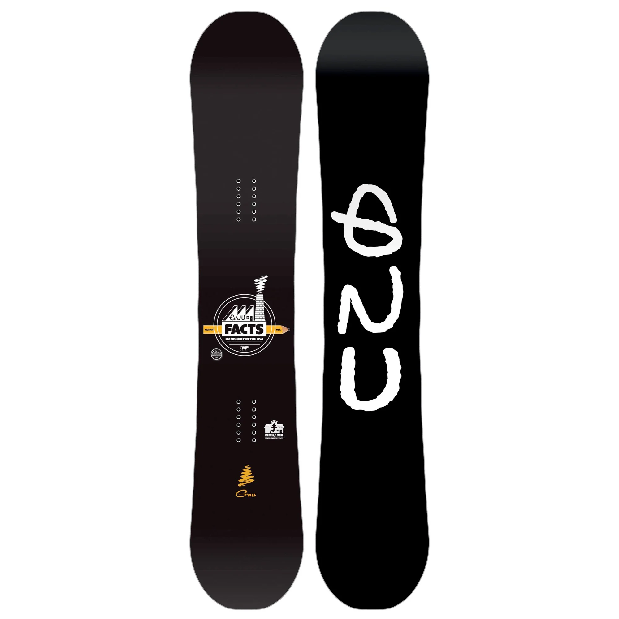 GNU Facts Mens Snowboard