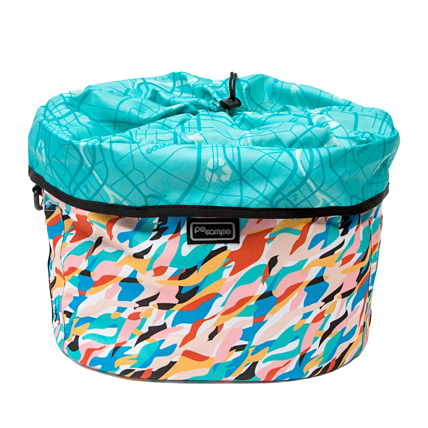 Po Campo Pinellas Dog-Friendly Bike Basket with KLICKfix Handlebar Adapter - Image 2