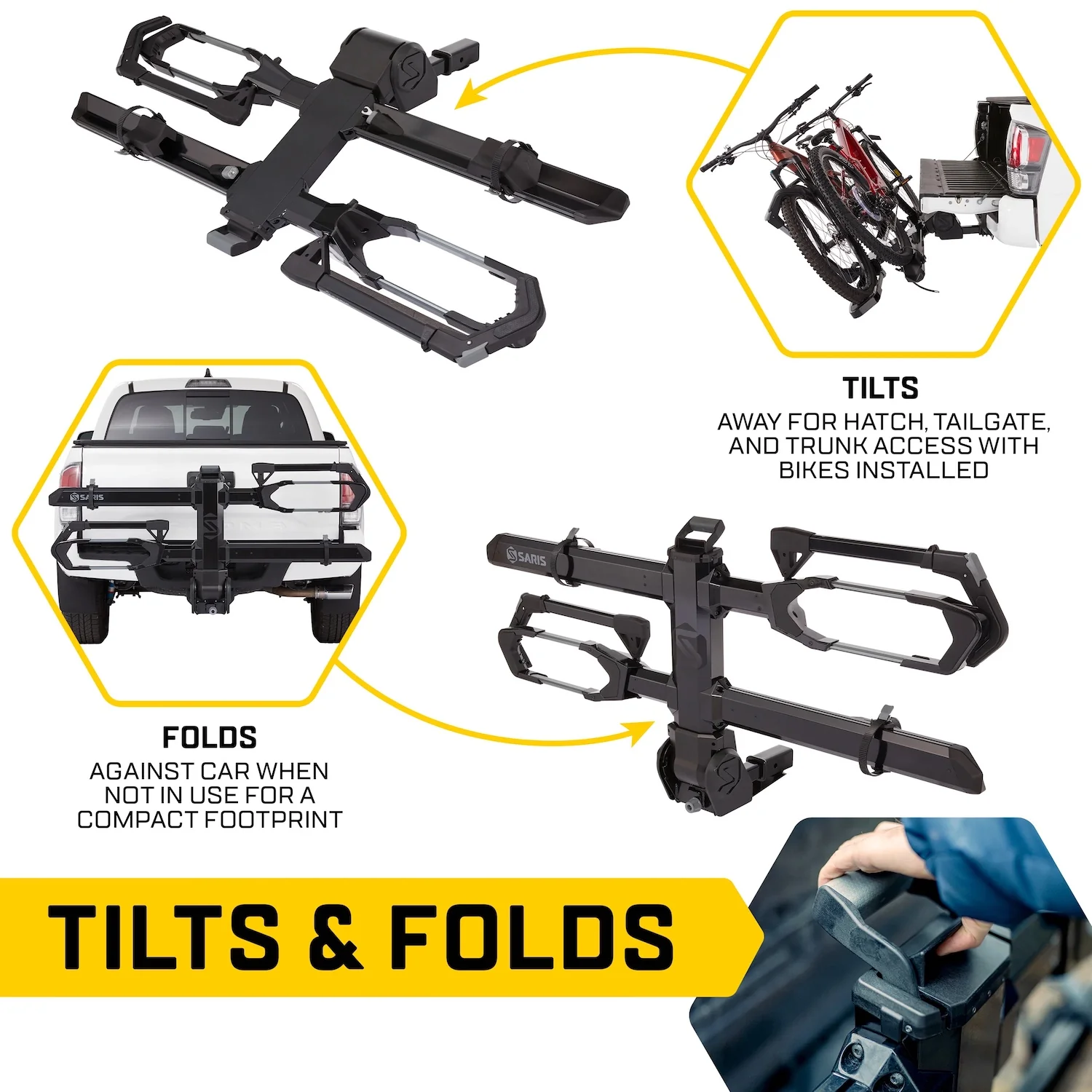Saris Edge 2-Bike Hitch Rack - Image 5