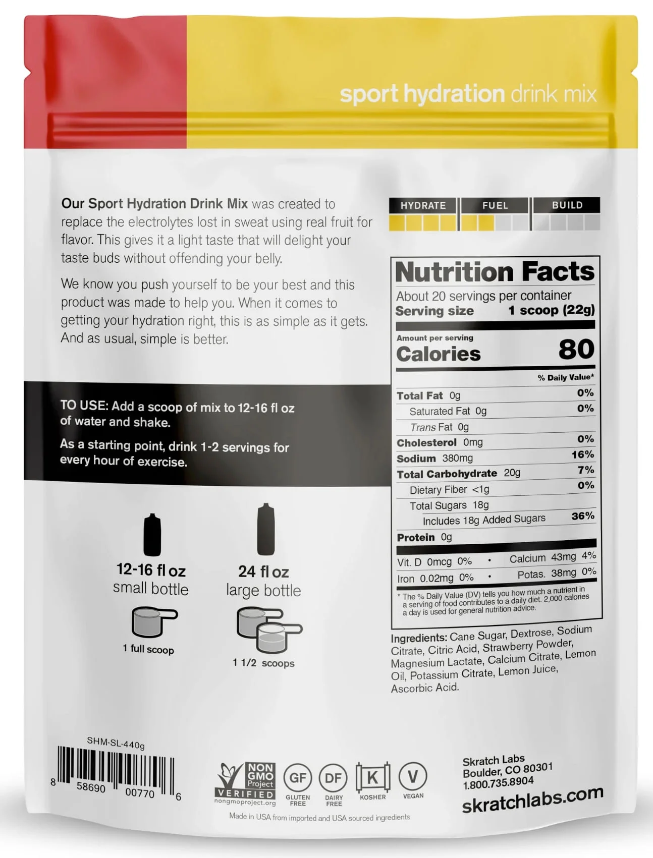 SKRATCH Exercise Hydration Mix - Image 7