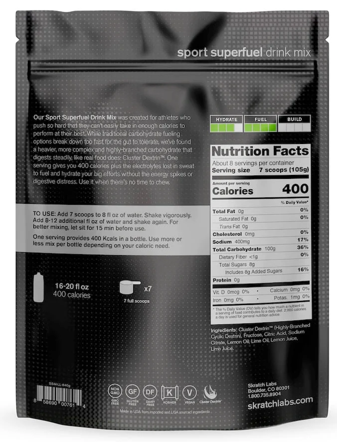 SKRATCH Sport Superfuel Drink Mix - Image 3