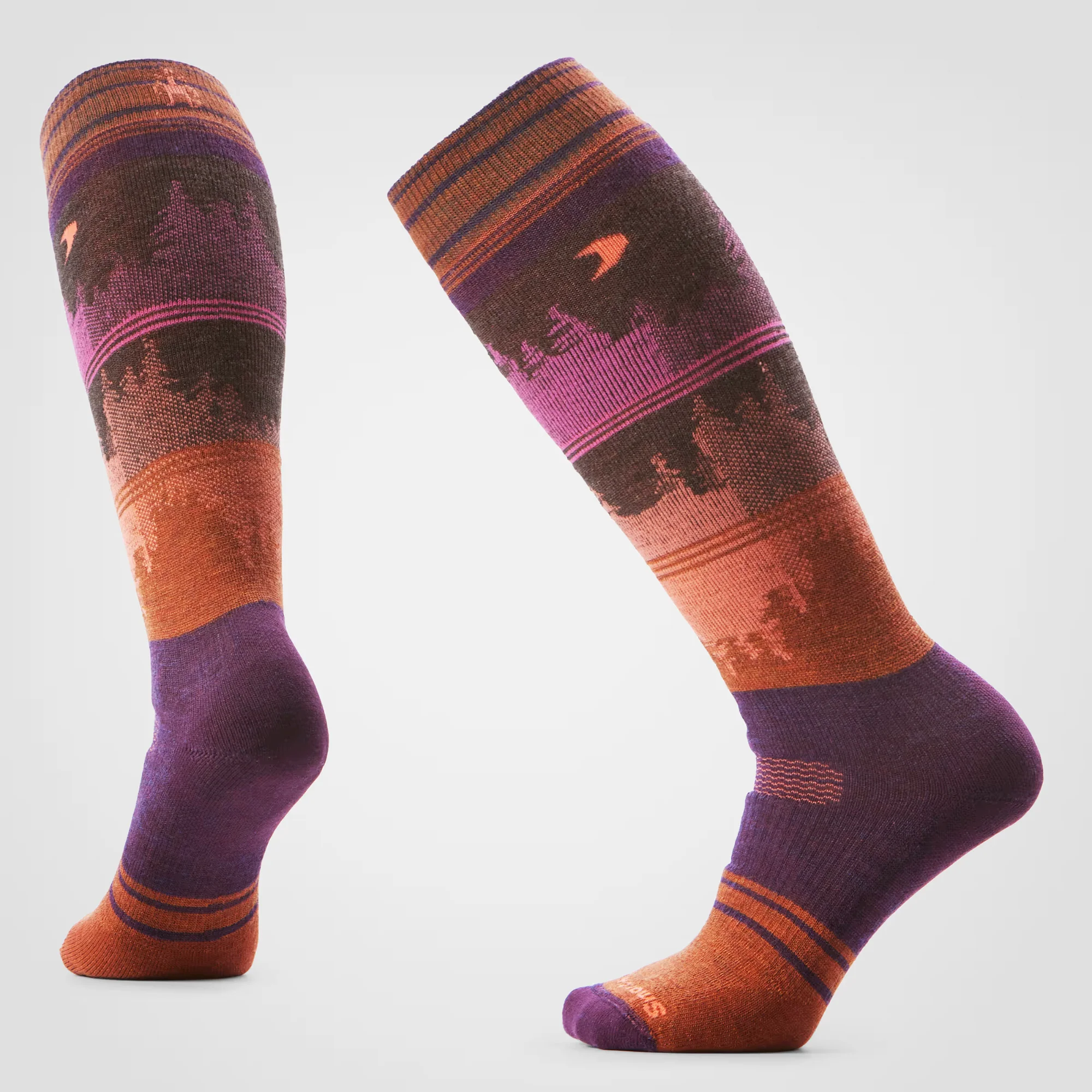 Smartwool Snowboard Full Cushion Twilight Vista Over the Calf Womens Socks - Image 2