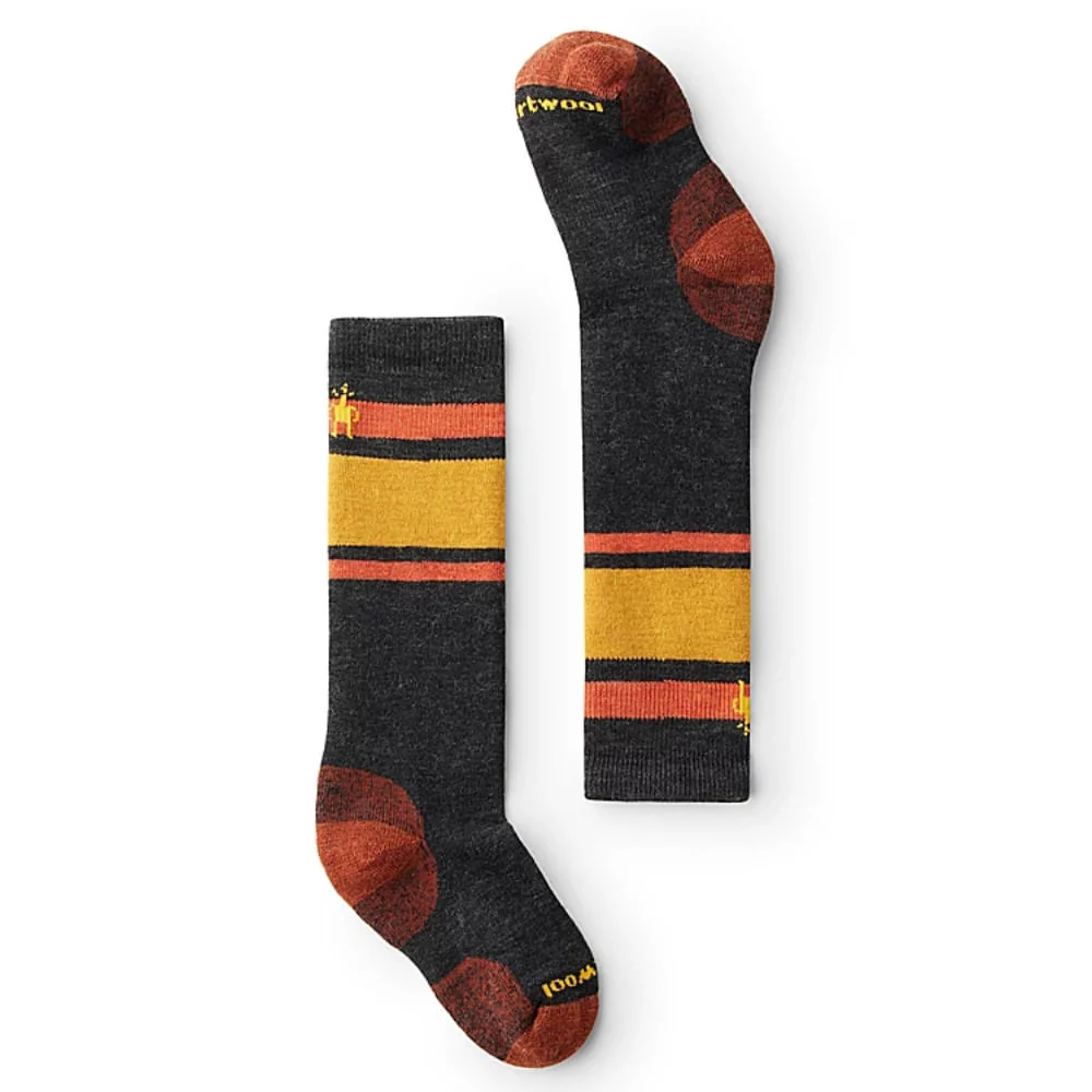 Smartwool Wintersport Full Cushion Stripe Over The Calf Kids Socks - Image 2