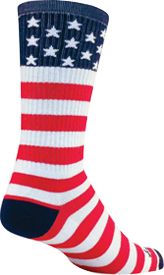 Sock Guy Crew USA Flag Socks