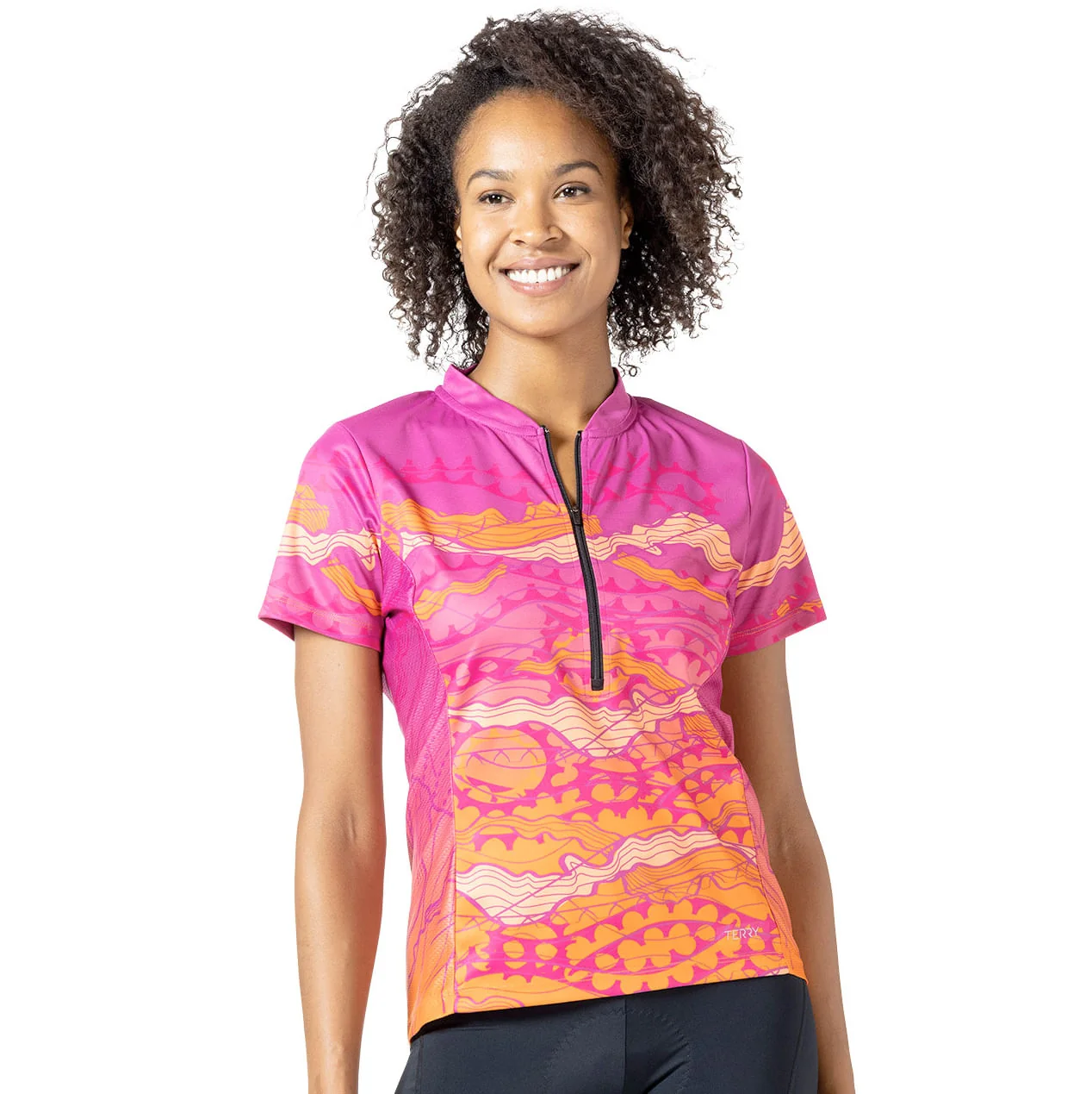 Terry Breakaway Mesh Plus Size Womens Jersey - Image 2