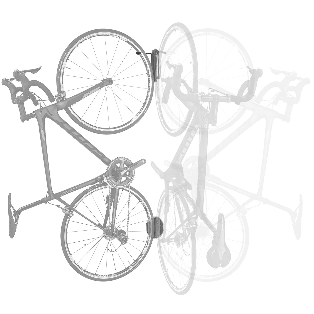 Topeak Swing-Up EX Wall Mount Bike Holder - Image 2
