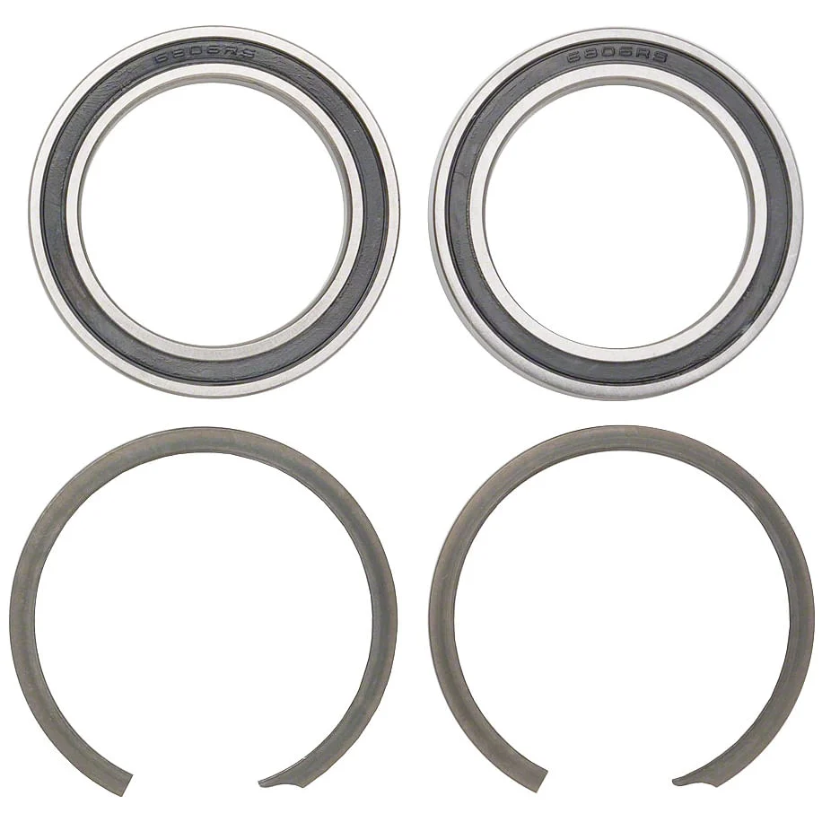 Wheels Manufacturing BB30 ABEC-3 Bearing and Clip Kit
