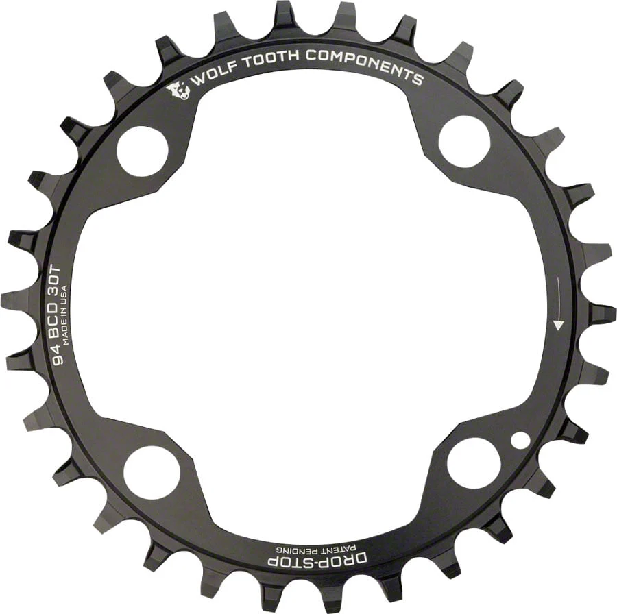 Wolf Tooth Components 94 BCD Drop-Stop 4-Bolt Chainring Returned Item